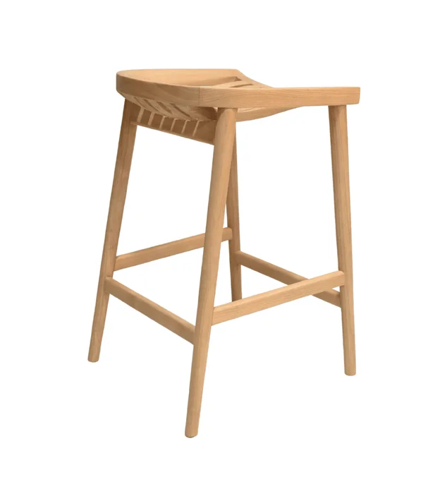 BANCO ALTO KONDO TEKA  65CM en Madera natural - Butacas, banquetas y puffs, Uruguay | Masinfinito Casa, vista 2