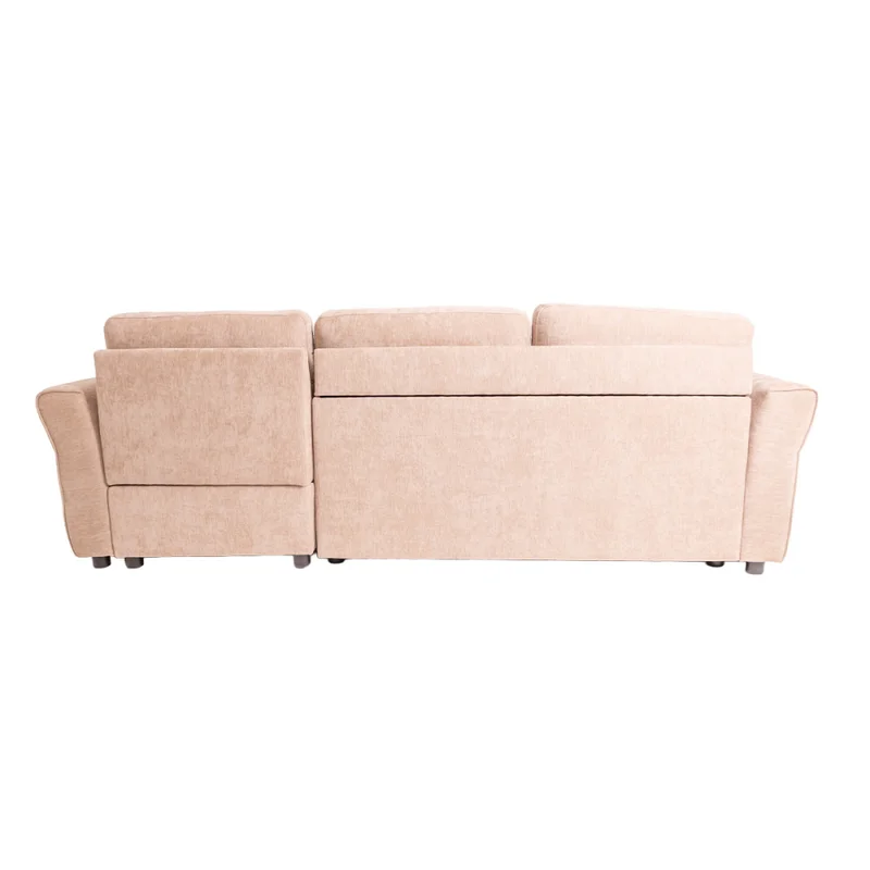 Sofá Cama Chaise/baúl Tela Natural-beige Bristol Beige en Beige - Sillones y sofás, Uruguay | Divino, vista 8
