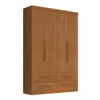 Ropero Max Plus 4 Puertas 4 Cajones - Línea Glam - Natural en Madera natural - Roperos y placares, Uruguay | Ecowood, vista 1 de 4