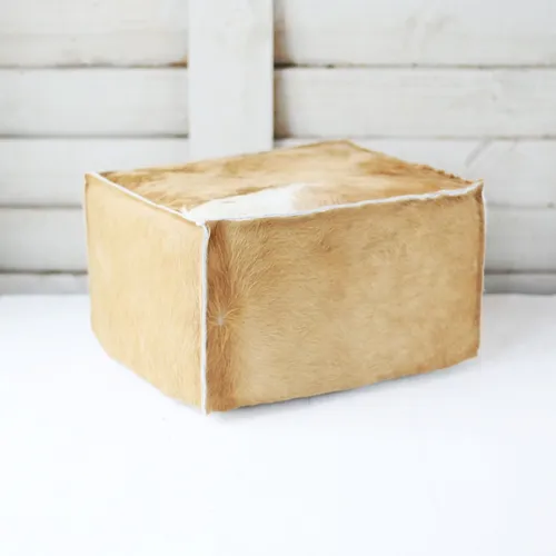 Puff  Rectangular chico en Beige - Butacas, banquetas y puffs, Uruguay | De Arcos