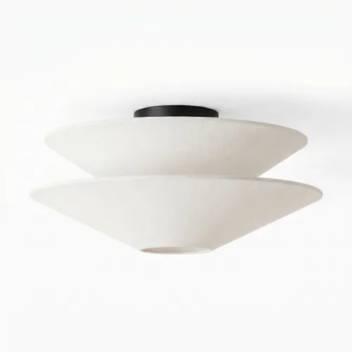Colgante Aura Platillo Dual en Blanco - Lámparas colgantes, Uruguay | La Perla