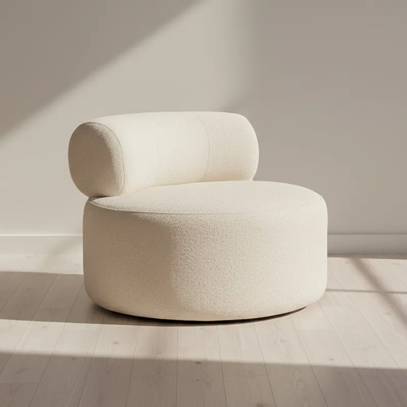 Butaca Tela-premium Natural-beige Rolls Marfil en Blanco - Sillones y sofás, Uruguay | Divino