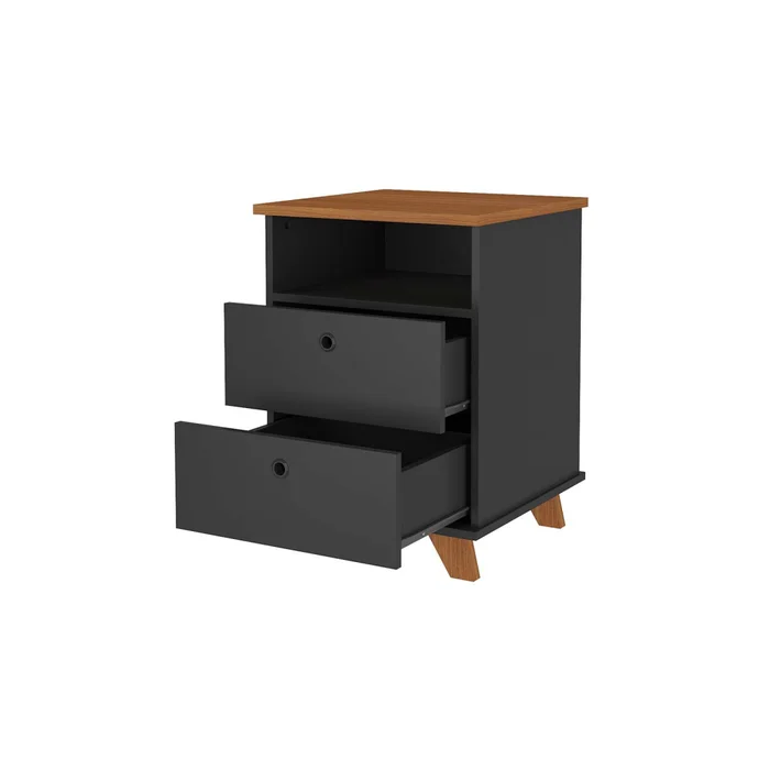 Cajonera Mdf Marron Sky en Gris - Bibliotecas, Uruguay | Divino, vista 4