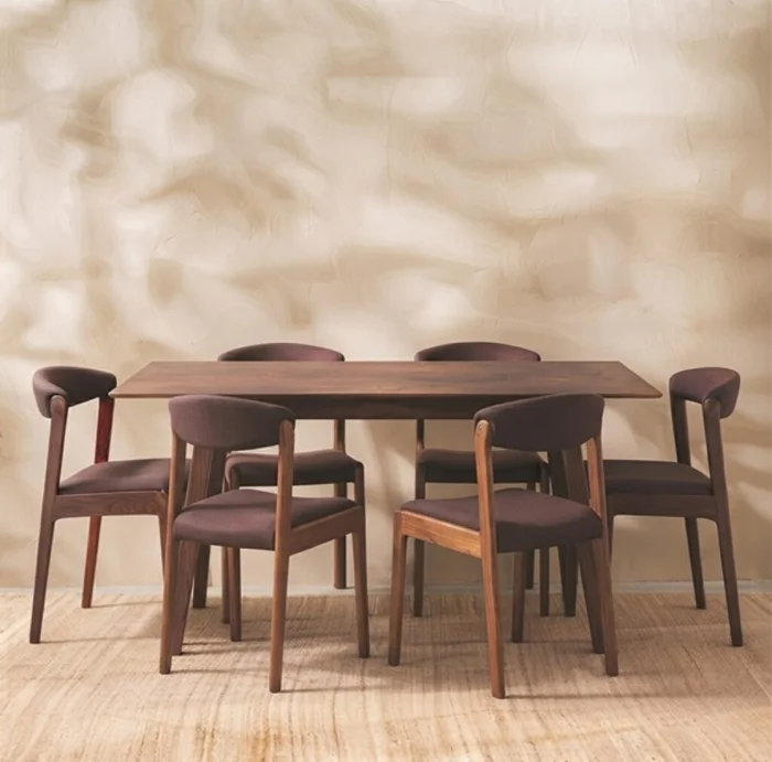 Juego De Comedor Megan en Marrón - Mesas de comedor, Uruguay | Aihaus