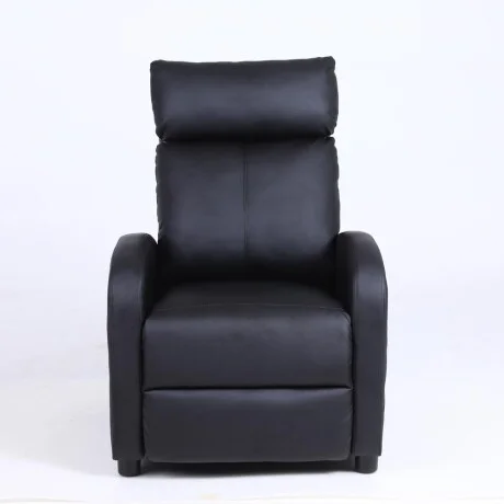 Sillon reclinable 1 cuerpo con masajeador y calefaccion - Negro en Negro - Sillones y sofás, Uruguay | La Cueva Muebles, vista 18
