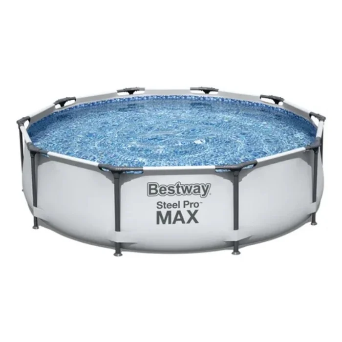 Piscina Estructural Bestway Steel Pro Max 305x76cm 4678L en Gris - Muebles para el exterior, Uruguay | La Cueva Muebles, vista 2