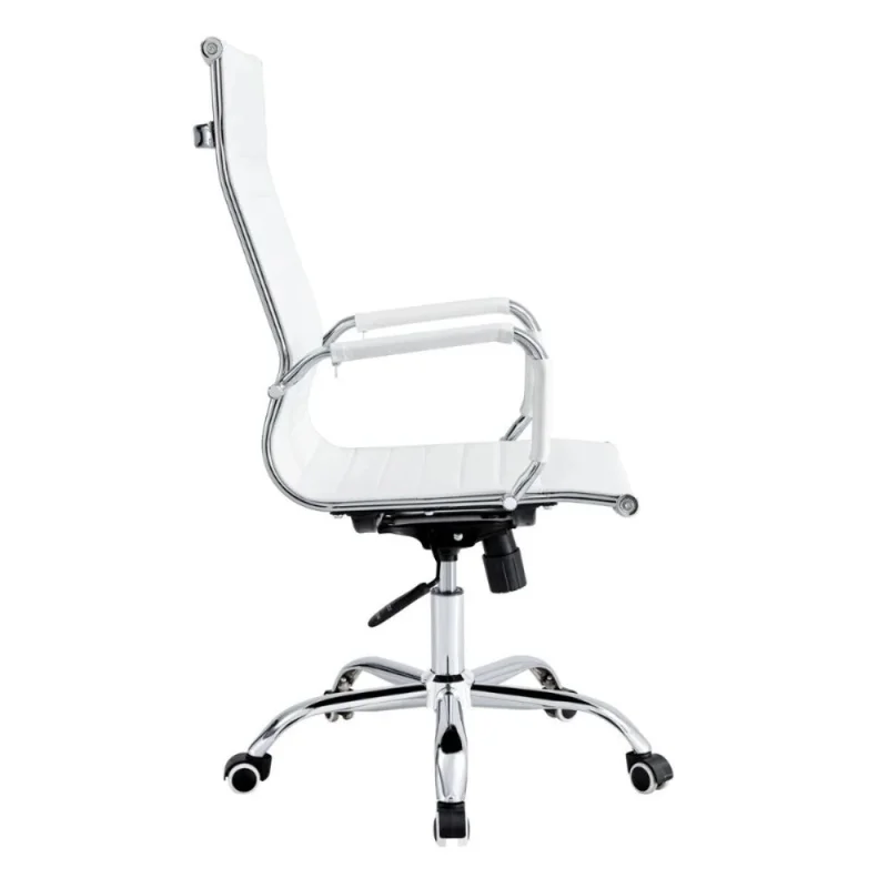 Silla de oficina Flex - Blanco en Blanco - Escritorios y sillas de escritorio, Uruguay | La Cueva Muebles, vista 3