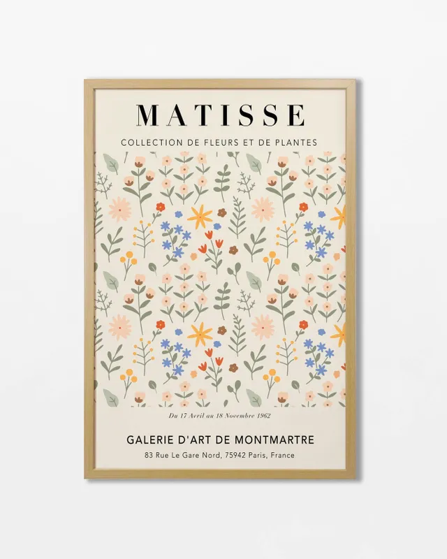 Matisse - Floral N.04 en Multicolor - Láminas, Uruguay | La Cuadrería