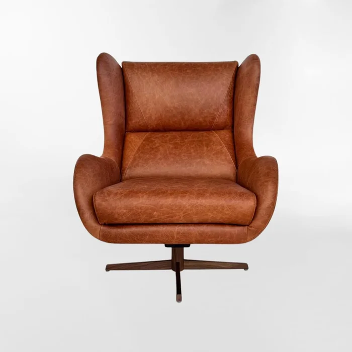 POLTRONA ITALIAN SWIVEL MARRÓN en Marrón - Butacas, banquetas y puffs, Uruguay | Viasono, vista 2