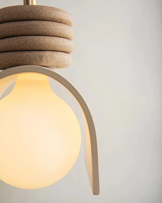 LUMINARIA KENZO OFF WHITE en Beige - Lámparas colgantes, Uruguay | Berlina Store, vista 4