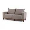Sofá Oregon - Tela Microfibra - 2 cuerpos - FX4-11 (Tostado) en Beige - Sillones y sofás, Uruguay | NYR, vista 1 de 2