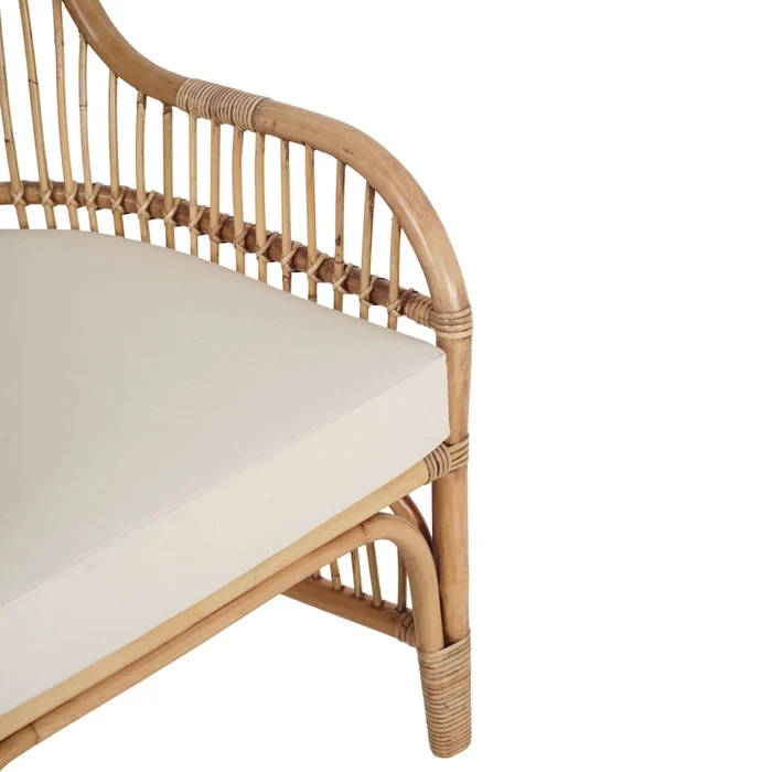 Butaca Rattan Natural-beige Kona Natural en Madera natural - Sillones y sofás, Uruguay | Divino, vista 4