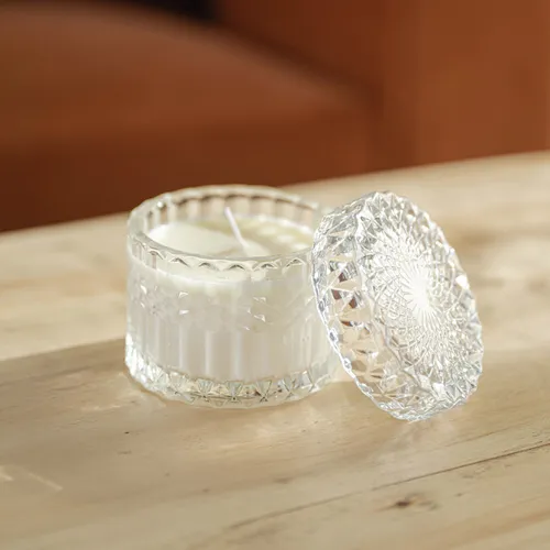 Vela Mer - Cristal en Blanco, Marrón - Velas y Portavelas, Uruguay | Walnut