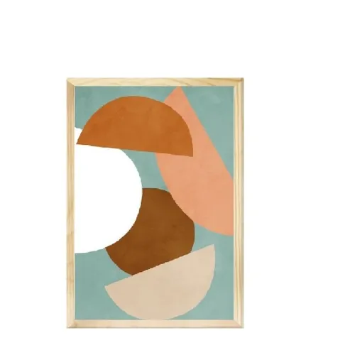 Lámina con Marco de Madera en Madera natural - Decoración de pared, Uruguay | Finkel