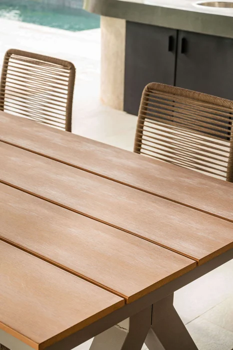 MESA COMEDOR GRAFITO - EXTERIOR - 2.00 X 0.90 MTS en Gris - Muebles para el exterior, Uruguay | La Iberica, vista 17