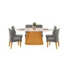 Juego De Comedor Mesa Ovalada 6 Sillas Tapizadas Mdp - Mesas de comedor, Uruguay | Soy Hogar, vista 1 de 8