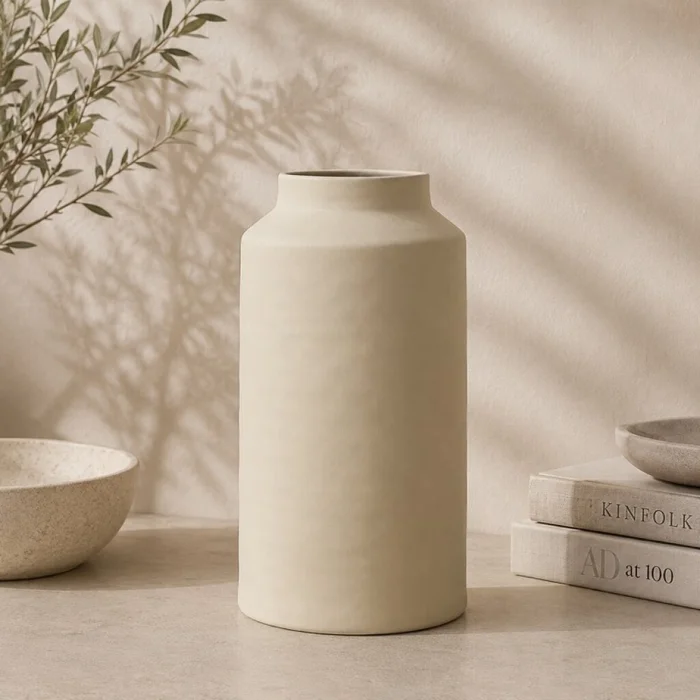 Jarrón Bento en Beige - Decoración, Uruguay | Aihaus