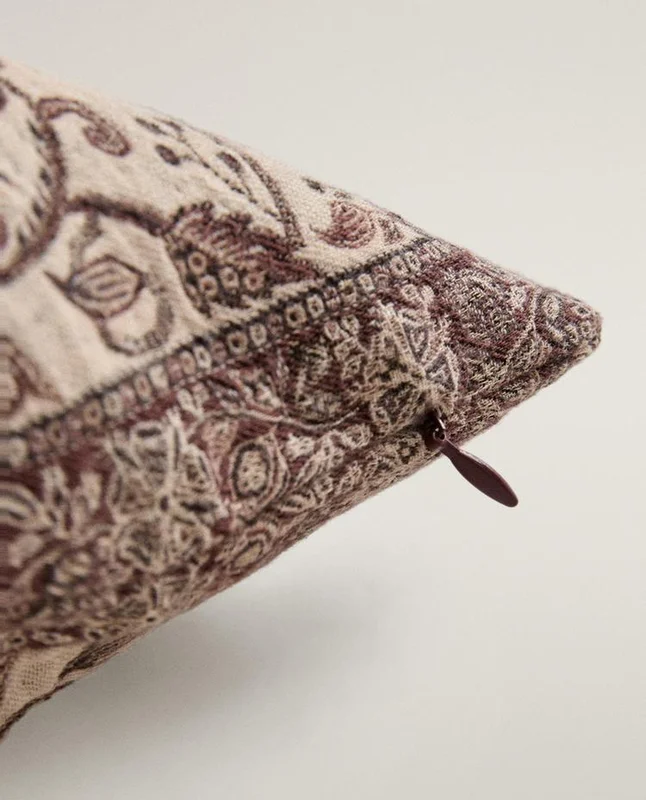FUNDA COJÍN JACQUARD en Beige - Textiles, Uruguay | Zara Home, vista 5