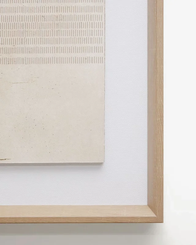 Cuadro Sormina - con rayas superiores marrón 30 x 40 cm en Beige - Decoración de pared, Uruguay | Kavehome, vista 3