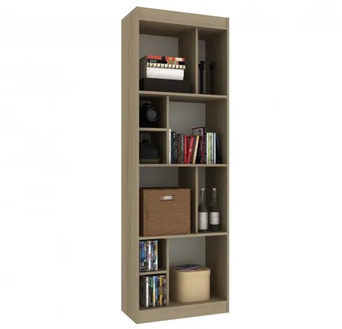 Biblioteca con reparticiones 60x181x30 Avena - Sillones y sofás, Uruguay | Que Sal Muebleria