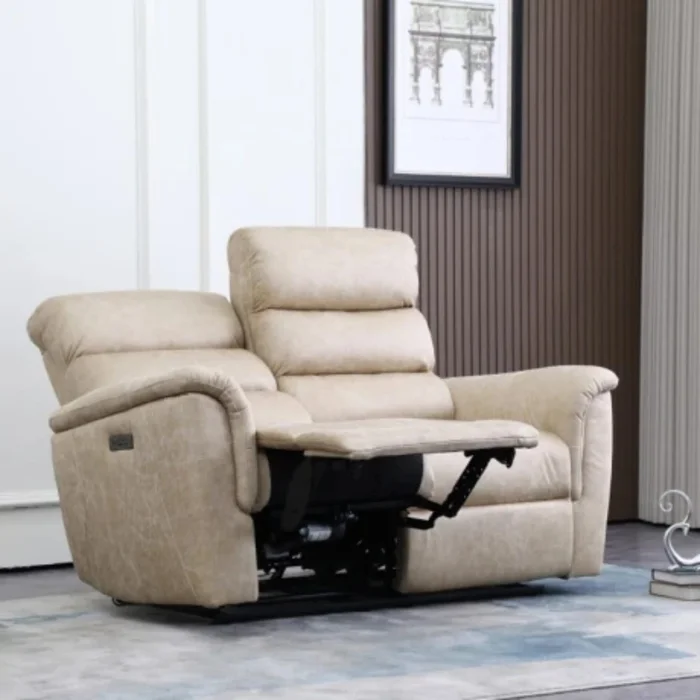 Sillón reclinable Benson 2 cuerpos - Beige en Beige - Sillones y sofás, Uruguay | Nario Hogar