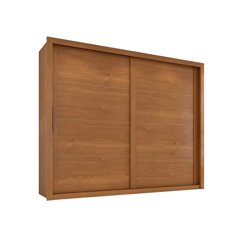 Ropero 2 Puertas Corredizas - Imperial - Marrón en Marrón - Roperos y placares, Uruguay | Ecowood