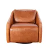 Butaca Giratoria Tela Marron Skylar Castaño en Marrón - Sillones y sofás, Uruguay | Divino, vista 3 de 5