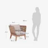 Butaca Belleny en Beige, Natural - Butacas, banquetas y puffs, Uruguay | Kavehome, vista 7 de 7