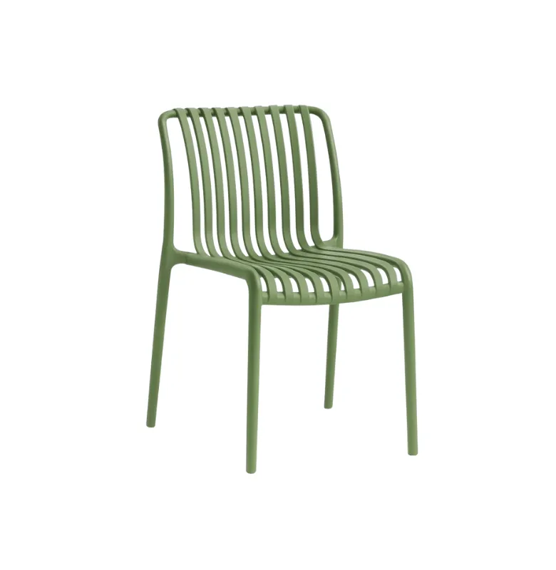 SILLA LÍNEAS PP en Verde oliva - Muebles para el exterior, Uruguay | Masinfinito Casa