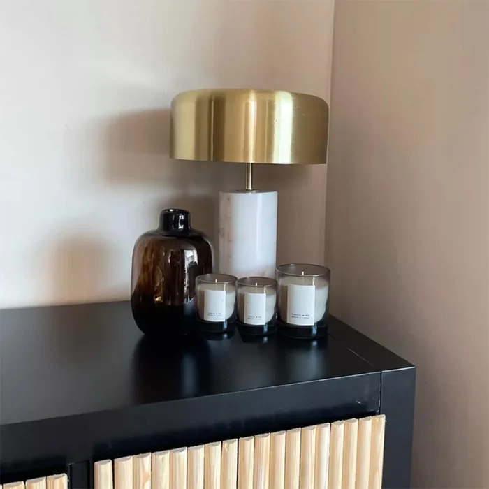 Lámpara de Mesa Derby Blanco en Blanco - Lámparas de mesa, Uruguay | Serlux, vista 10