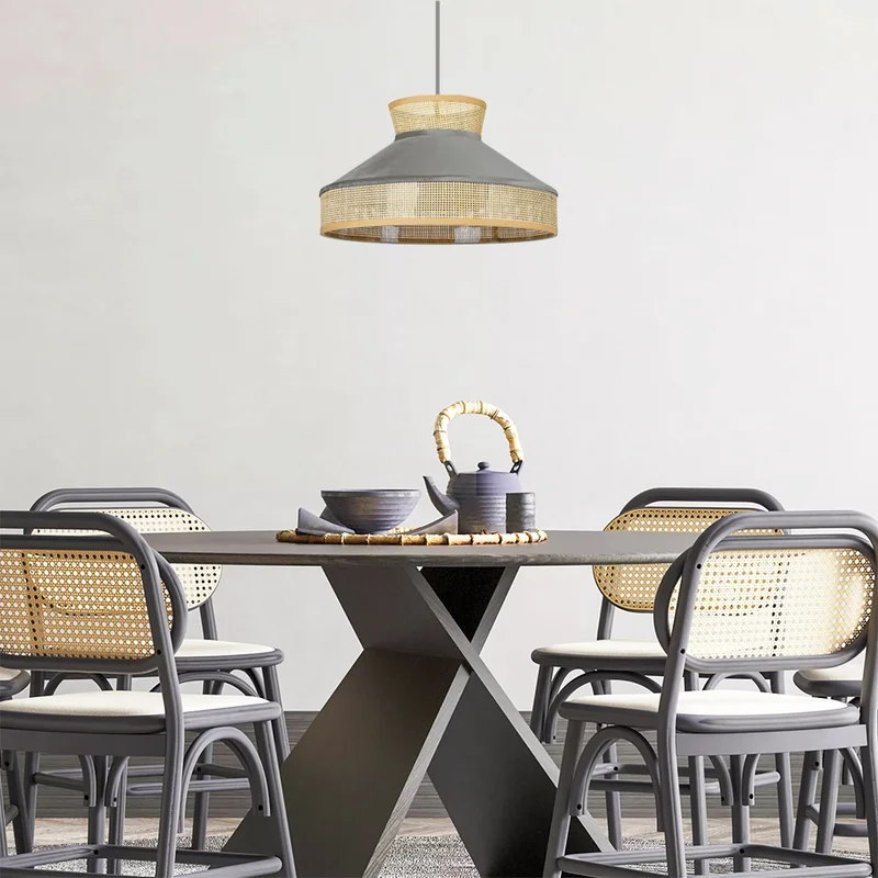Lámpara Colgante Indiana Gris ø 40 cm en Gris - Lámparas colgantes, Uruguay | Serlux, vista 3