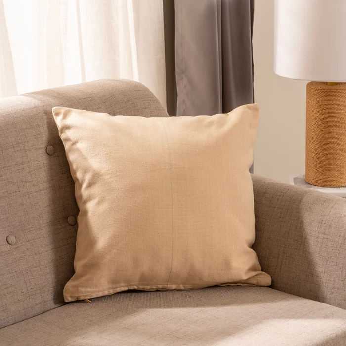 Funda para Almohadón Combinado en Beige - Textiles, Uruguay | Arredo, vista 3