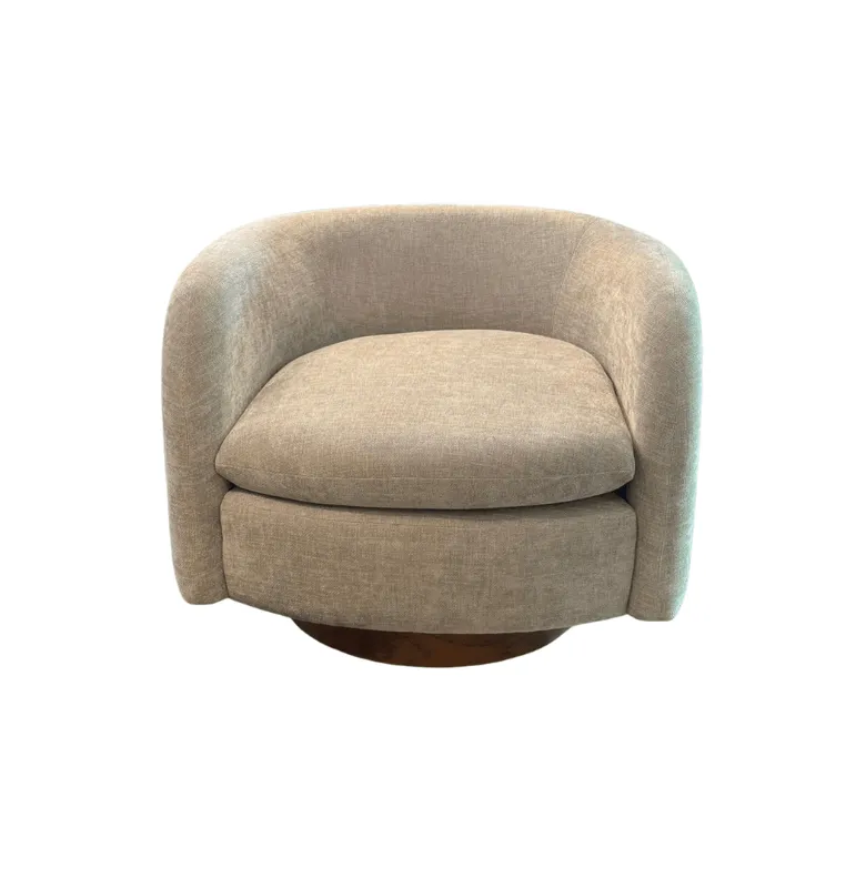 BUTACA CATALINA GIRATORIA D85 en Beige - Butacas, banquetas y puffs, Uruguay | Masinfinito Casa