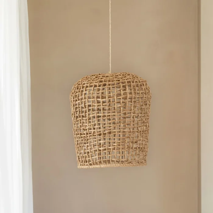 Lámpara de Fibra de Banano Bindu | Casakos en Madera natural - Lámparas colgantes, Uruguay | Casakos, vista 2