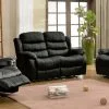 Sillon 2 Cuerpos Sofa Reclinable En Pu Living Beverly en Negro - Sillones y sofás, Uruguay | Soy Hogar, vista 3