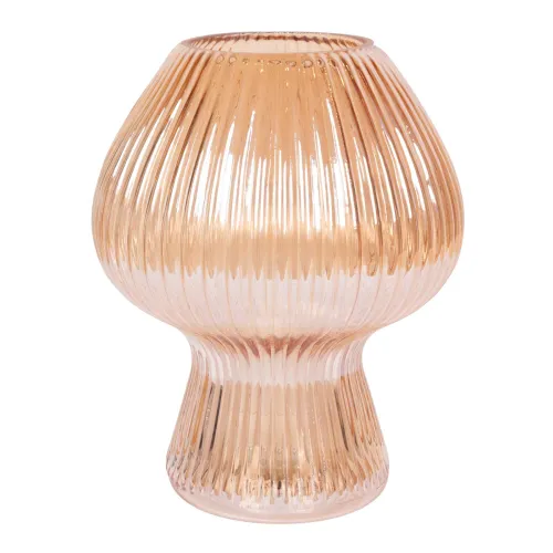 Lámpara De Mesa Vidrio Natural-beige Lt95179 en Amarillo - Lámparas de mesa, Uruguay | Divino