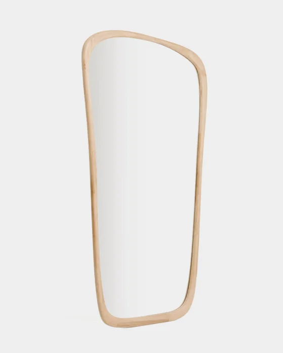 Espejo Alura de madera de teca 94,6 x 192,1 cm FSC 100% en Madera natural - Espejos, Uruguay | Kavehome
