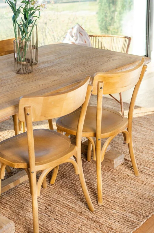 MESA COMEDOR DE OLMO ISABEL - 1.60 X 0.90 MTS en Madera natural - Mesas de comedor, Uruguay | La Iberica, vista 22