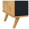 Aparador 3 Puertas 3 Cajones Negro - Línea Berlín en Negro - Muebles para TV, Uruguay | Ecowood, vista 4 de 5