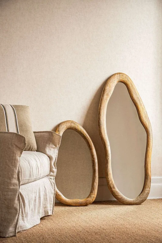 ESPEJO CURVE - MANGO - 55 X 1.26 MTS en Madera natural - Espejos, Uruguay | La Iberica, vista 4