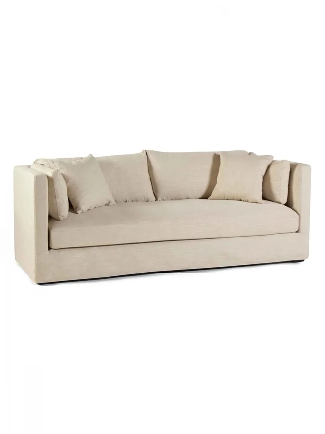 SOFA LESTAT 3,5 PLAZAS TELA HL LINEN 236X96X84H CM - Sillones y sofás, Uruguay | Vinibel, vista 2