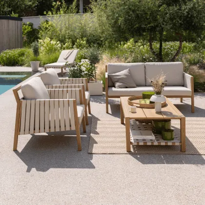 Sofá 2 cuerpos Okinawa - Muebles para el exterior, Uruguay | Naterial Uruguay