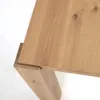Mesa Deyanira de chapa de roble y patas de madera maciza de roble 160 x 90 cm en Madera natural - Mesas de comedor, Uruguay | Kavehome, vista 6 de 7