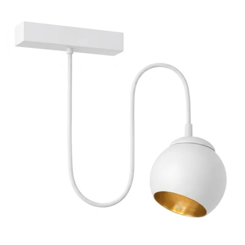 Colgante LED Circular Magnético G2 6W Blanco en Negro - Lámparas colgantes, Uruguay | Serlux