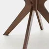 Mesa redonda Naanim - de chapa de nogal Ø 100 cm en Marrón - Mesas de comedor, Uruguay | Kavehome, vista 6 de 8