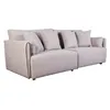 Sofá 3 Cuerpos Tela Natural-beige Amalfi Beige en Beige - Sillones y sofás, Uruguay | Divino, vista 3 de 6
