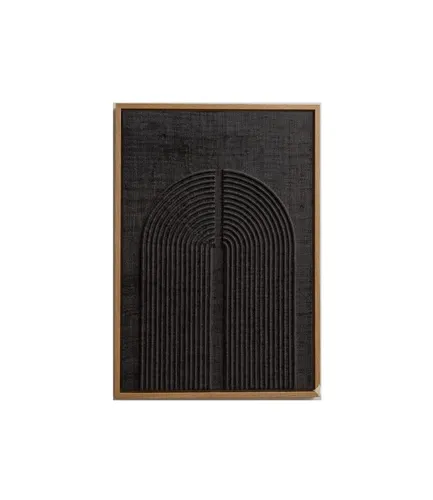 CUADRO ARTE PUERTA DOBLE NEGRO en Negro - Espejos, Uruguay | Masinfinito Casa