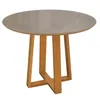 Mesa Elma Redonda 120cm - Madera Maciza y Vidrio Sobrepuesto - Mesas de comedor, Uruguay | Balton, vista 7 de 11