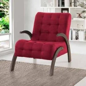 Butaca Living Sillon 1 Cuerpo Sofa Flower Bordo en Rojo - Butacas, banquetas y puffs, Uruguay | Soy Hogar, vista 4