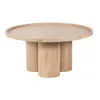 Mesa Ratona Mdf-y-madera Natural-beige Cylinder Natural en Madera natural - Mesas de living, Uruguay | Divino, vista 2 de 9